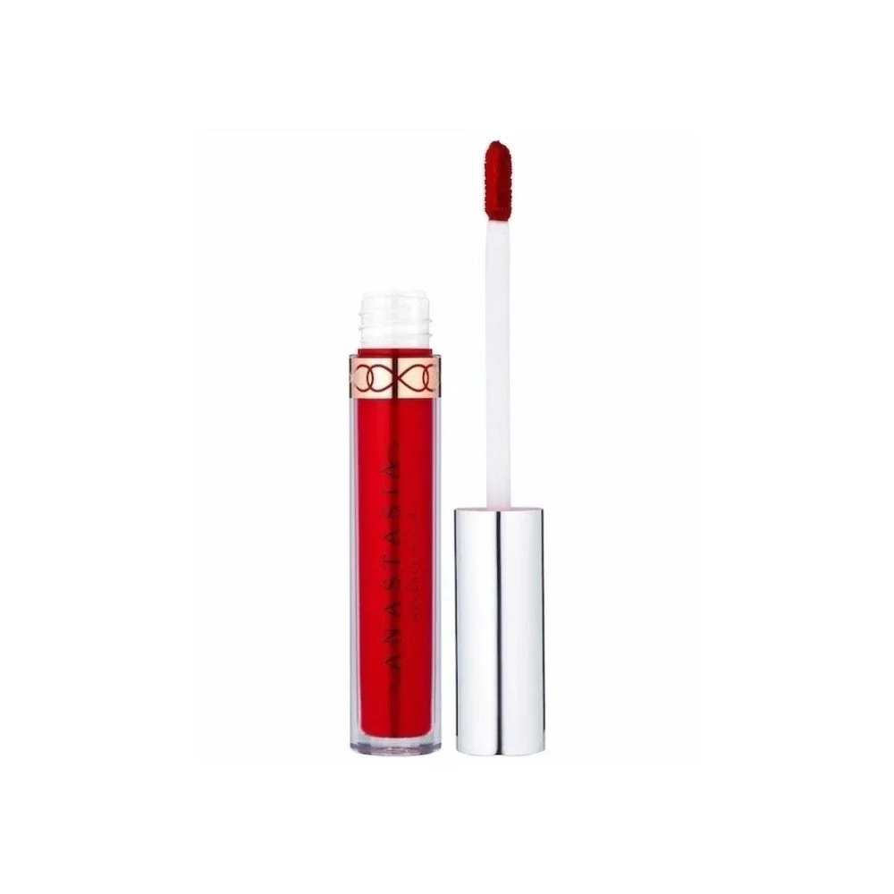 Anastasia Beverly Hills Red American Doll Liquid Matte Lipstick. 0.11oz. New - Picture 4 of 4